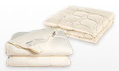 Bettdecke und Unterbett
