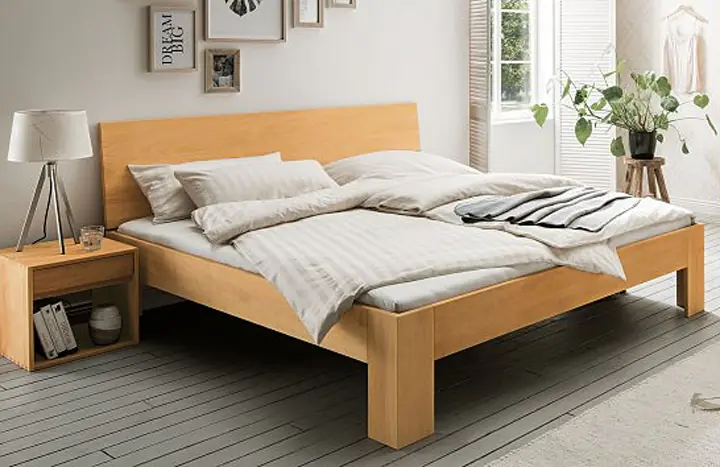 Luipaard Specialist Ver weg Massief houten bed in de maat 120x200 cm | allnatura Nederland