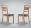 Exclusieve massief houten stoel in natuurlijk design