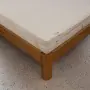 Natuurlijke latex topper op een matras