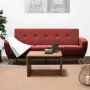 Couch Deria - Trendy retrostijl in gedurfd rood