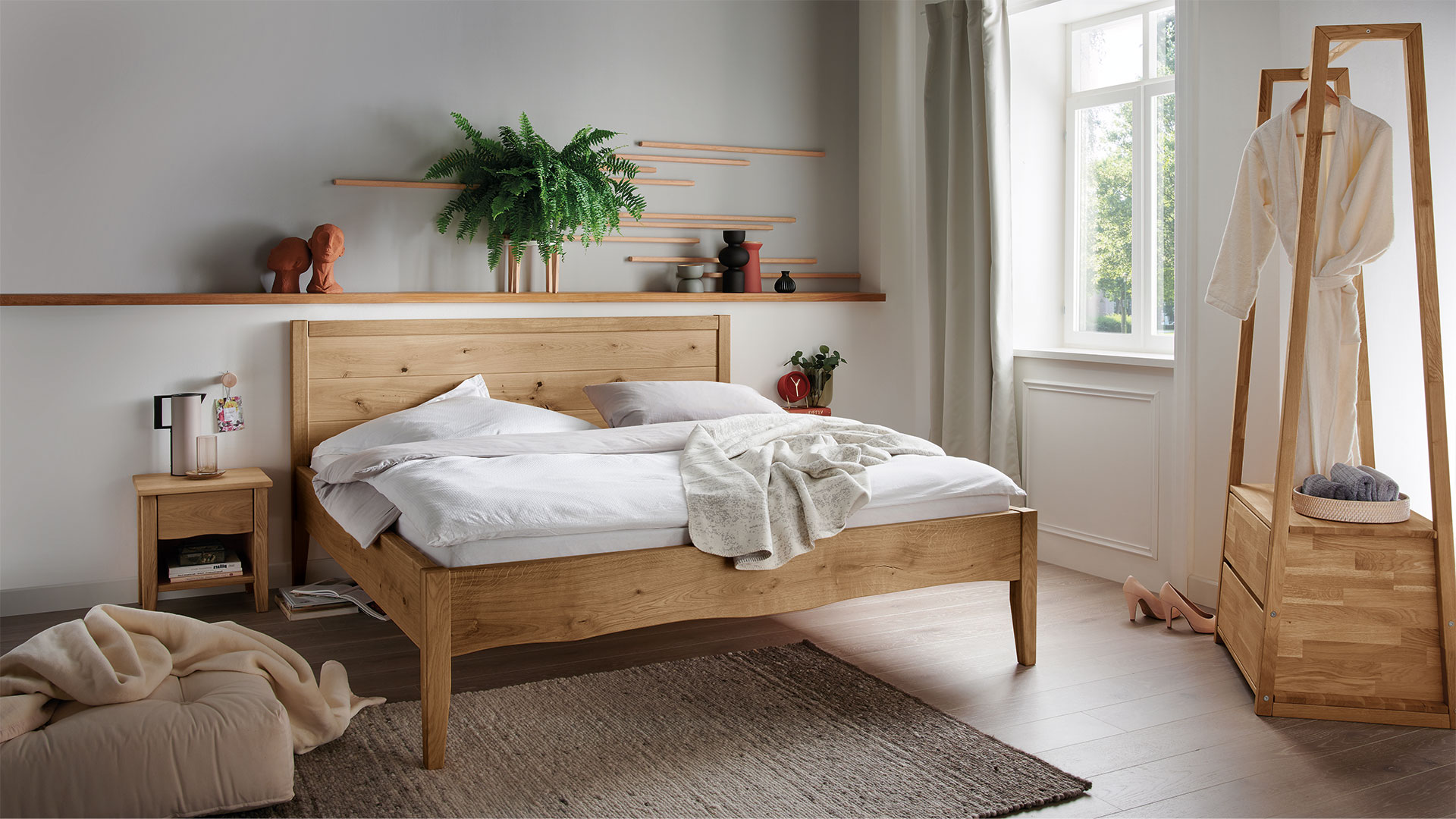 houten bed "Grivola" | allnatura