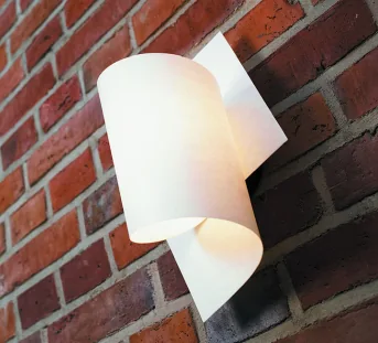 Moderne wandlamp met pit, kan op 3 manieren worden vormgegeven