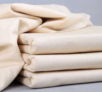 Huidvriendelijk laken van natuurlijk katoen gemaakt van 100 procent biologisch katoen