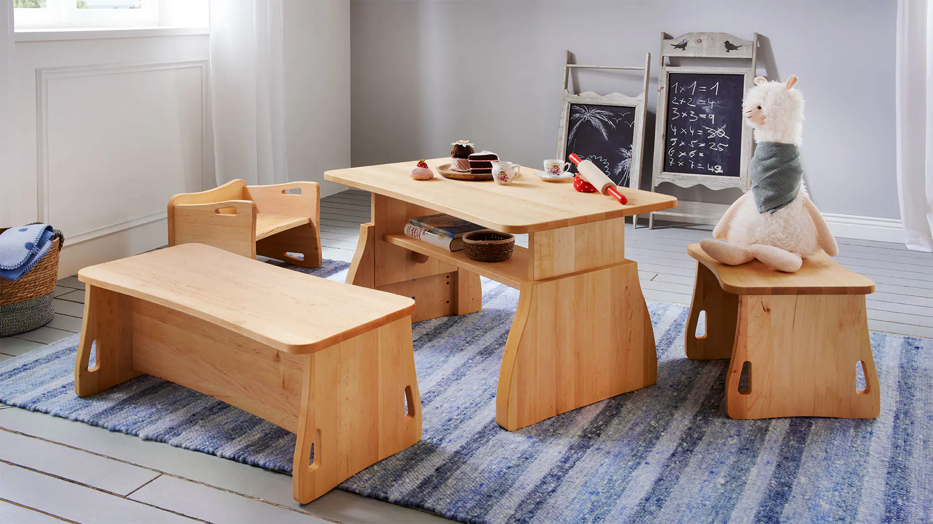 Ludus zitgroep - Montessori-zitmeubilair dat meegroeit met het kind